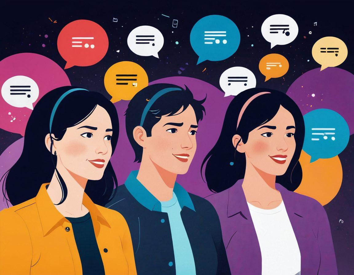 A split scene depicting a chaotic online ticket dispute on one side, with frustrated customers and a cracked screen, transitioning to a calm resolution on the other side, showcasing satisfied customers with a friendly support agent. Include digital elements such as chat bubbles and ticket icons, flowing between the two sides. The colors should be contrasting, with the dispute side in darker tones and the resolution side in bright, warm tones. dynamic composition. vibrant colors. 3D.